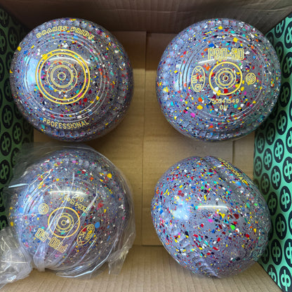 Drakes Pride PRO-50 - Size 0H - Grey Harlequin (Yellow Rings) - WB34 Stamp