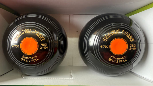 Drakes Pride Richmond - 2lb 4oz - Black (Orange Mounts) - 2 Full Bias