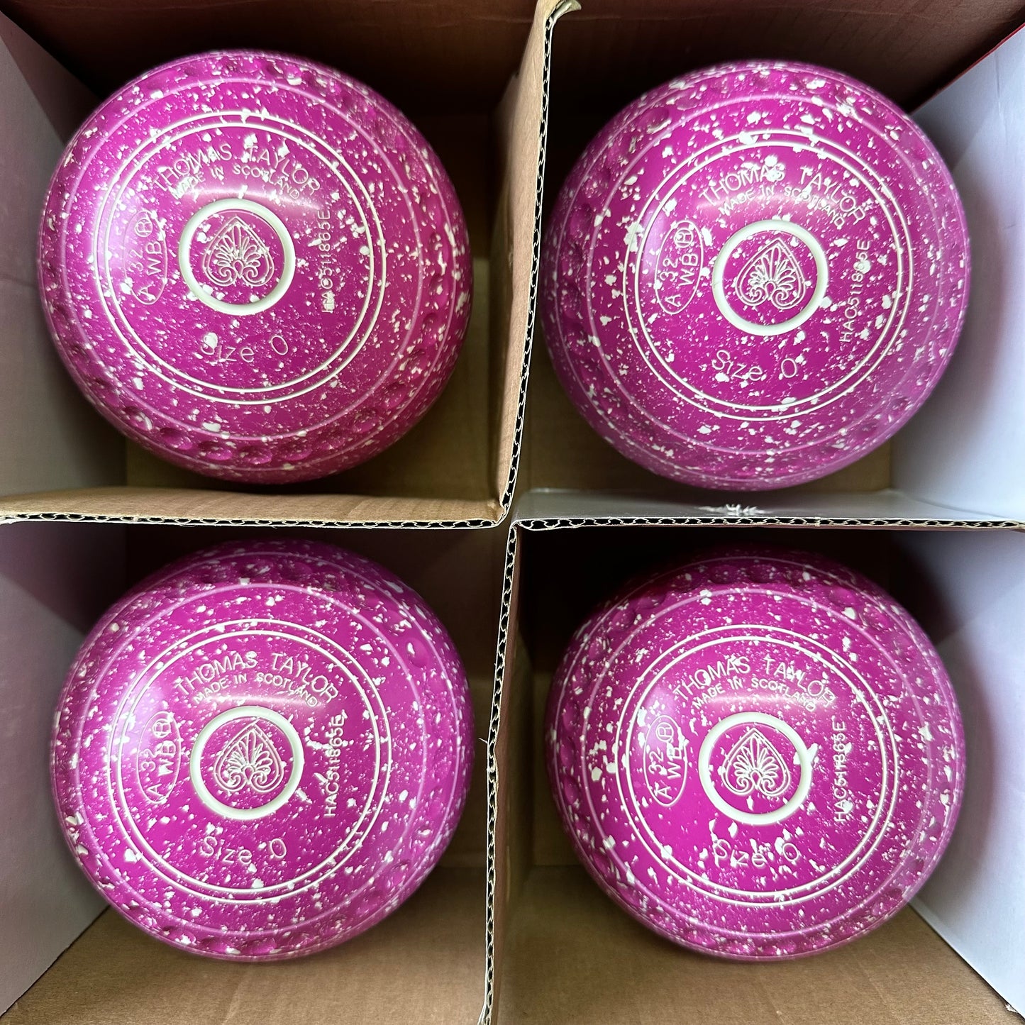 UB2405N Taylor Ace - Pink/White - Size 0 Heavy (Progrip) - WB32 Stamp