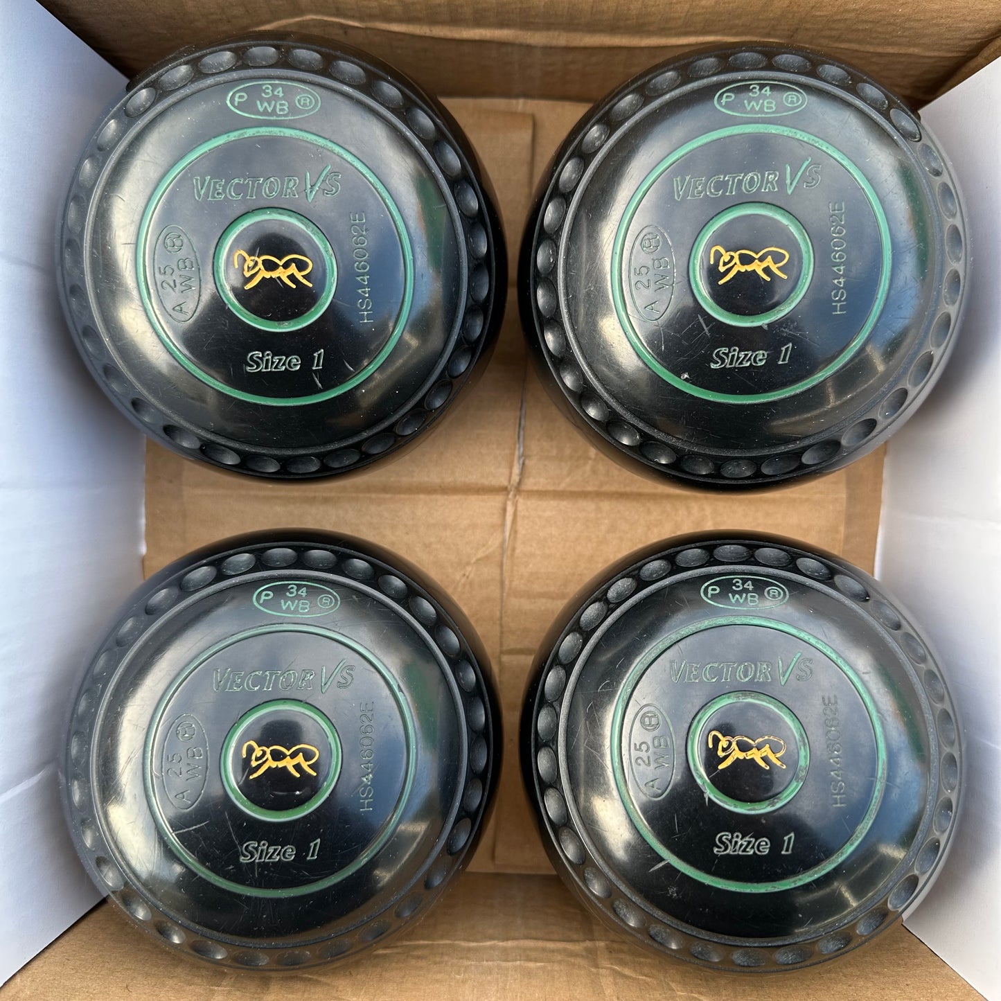UB2460 Taylor Vector VS - Black - Size 1 Heavy (Progrip) - WB34RT Stamp