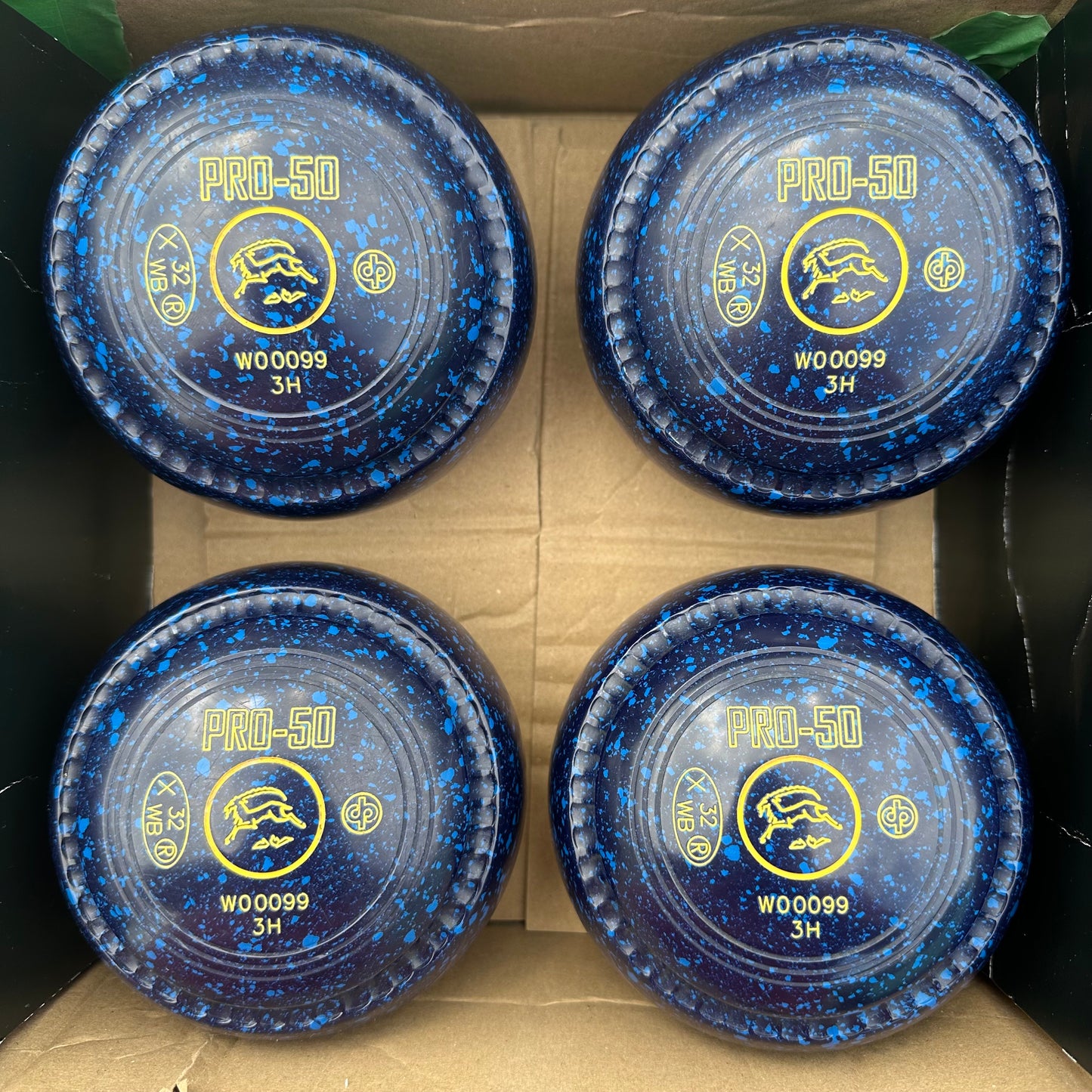 UB2505 Drakes Pride PRO-50 - Dark Blue/Blue - Size 3 Heavy - WB32 Stamp