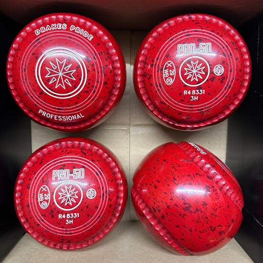 UB2555 Drakes Pride PRO-50 - Red/Maroon - Size 3 Heavy - WB29 Stamp