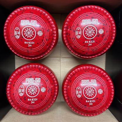 UB2555 Drakes Pride PRO-50 - Red/Maroon - Size 3 Heavy - WB29 Stamp