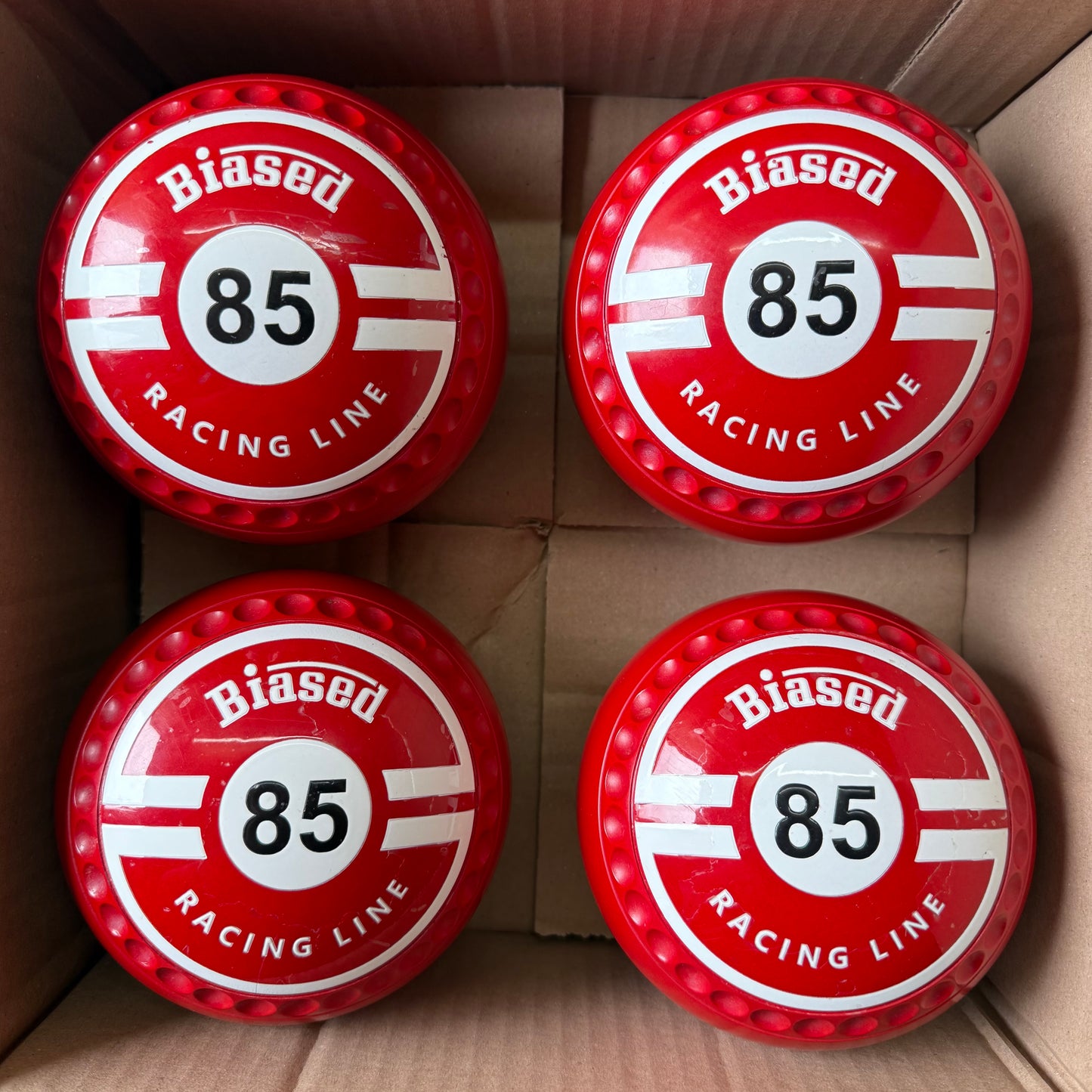 UB2609 Biased Racing Line - Red - Size 3 Heavy - WB33 Stamp