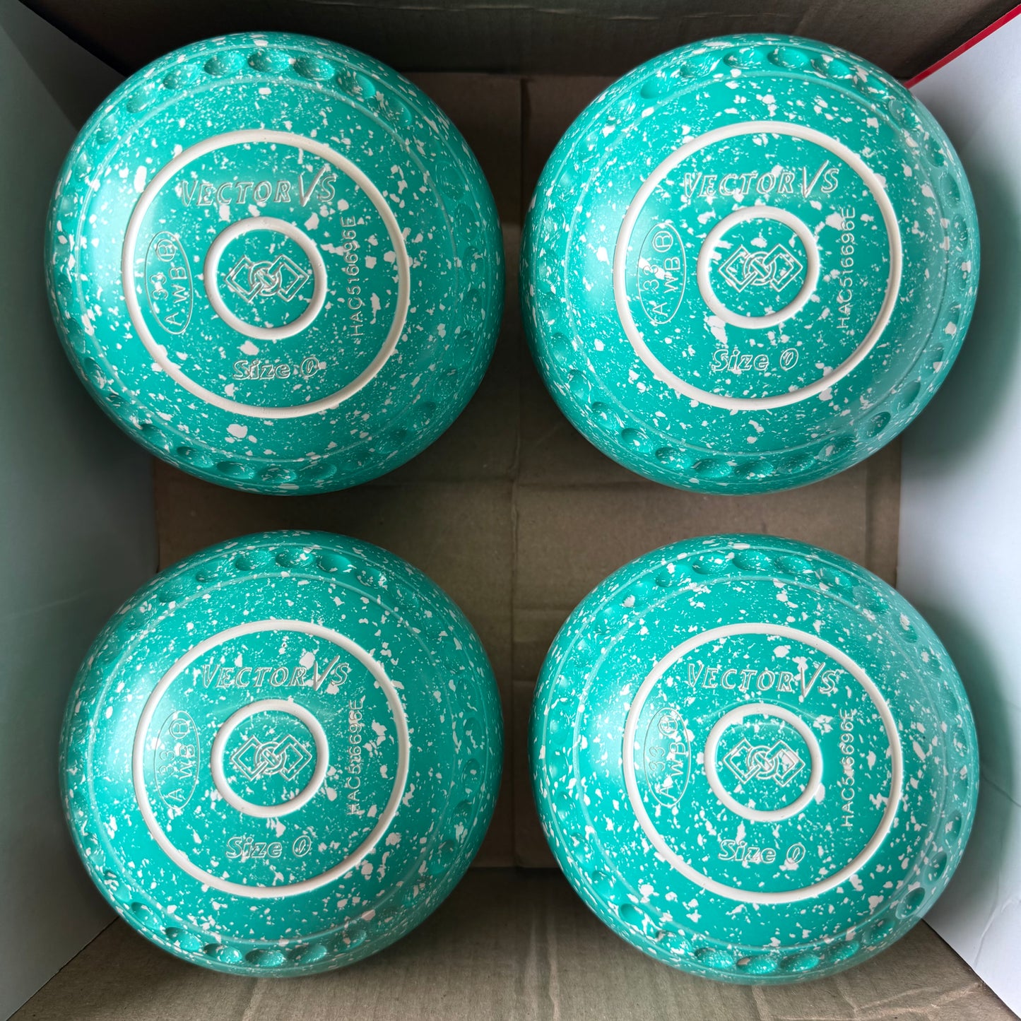 UB2610 Taylor Vector VS - Mint/White - Size 0 Heavy (Progrip) - WB33 Stamp