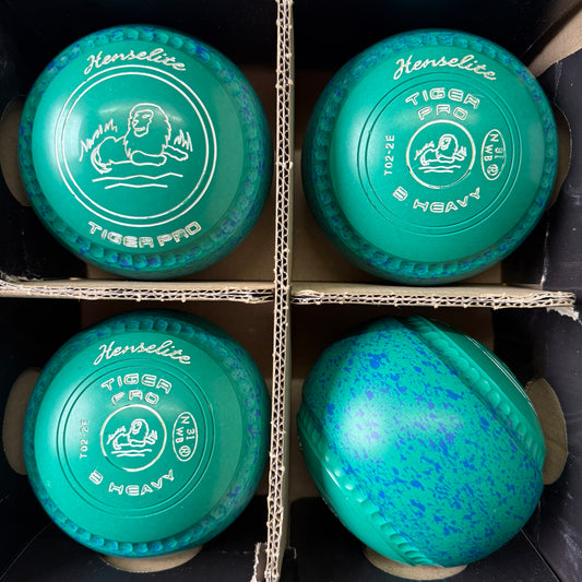 UB2616 Henselite Tiger Pro - Ocean Green Slice - Size 3 Heavy (Mega Grip) - WB31 Stamp