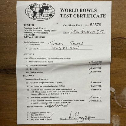 UB2639 Taylor Blaze - Dark Blue/Magenta - Size 3 Heavy - WB34 Stamp (Retest)