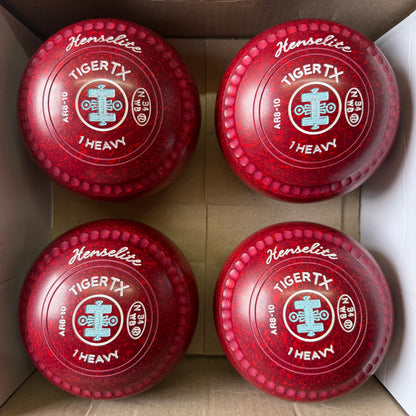 UB2647 Henselite Tiger TX - Ruby Rich - Size 1 Heavy (Mega Grip) - WB34 Stamp