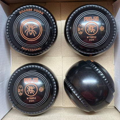 UB2668 Drakes Pride PRO-50 - Black - Size 00 Heavy - WB32 Stamp