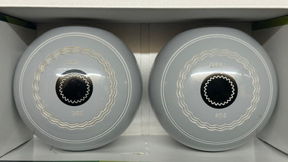 UB2718 Unbranded Crown Green Bowls - Grey - 2lb 9oz Standard