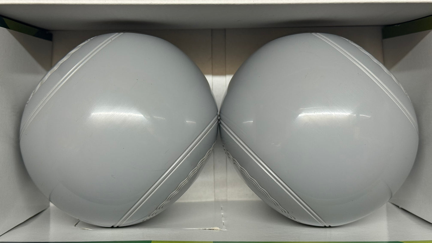 UB2718 Unbranded Crown Green Bowls - Grey - 2lb 9oz Standard