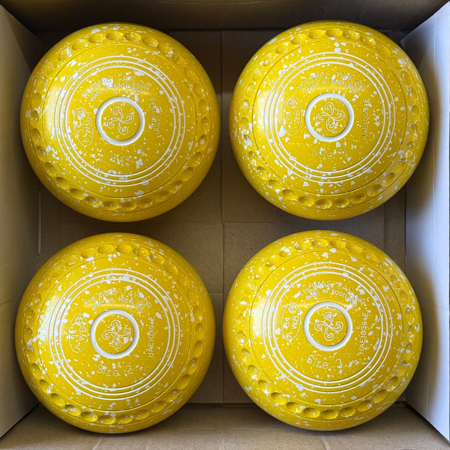 UB2735 Taylor Ace - Lemon Sherbet - Size 3 Heavy - WB34 Stamp