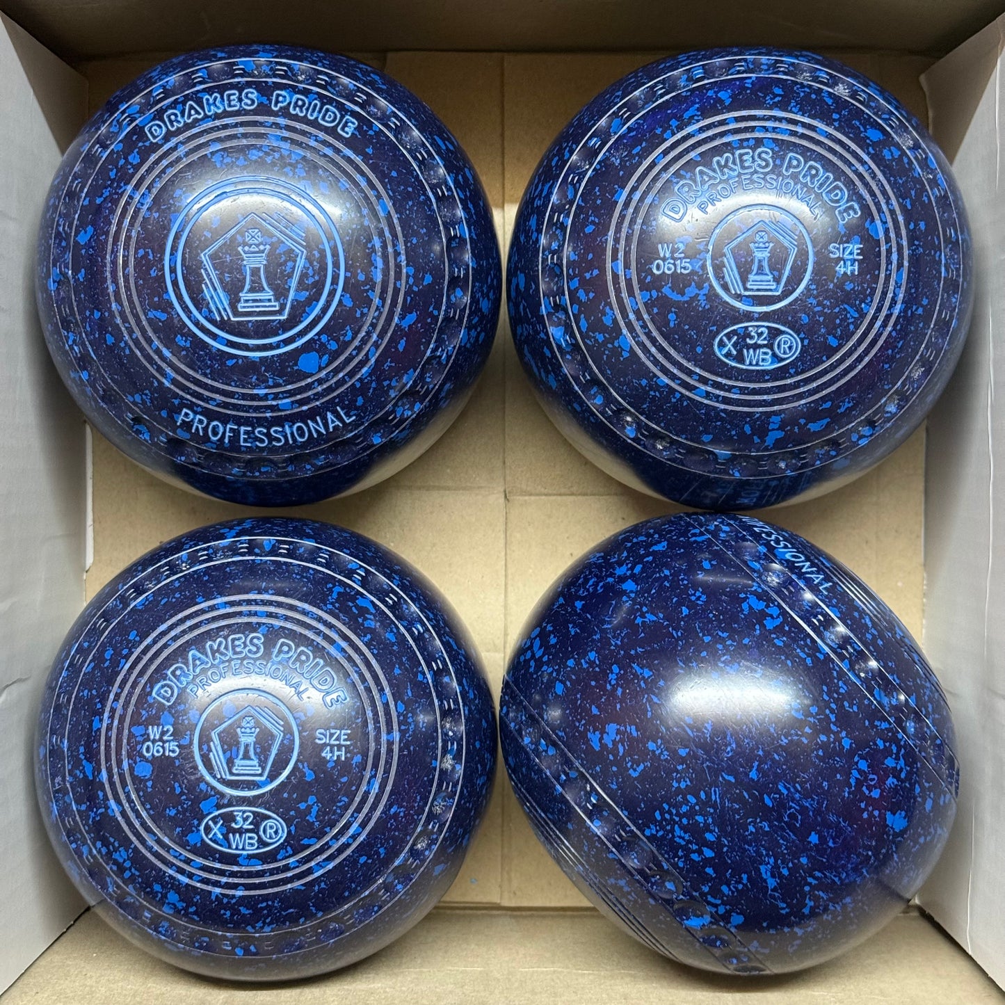 UB2800 Drakes Pride Professional - Dark Blue/Blue - Size 4 Heavy - WB32 Stamp