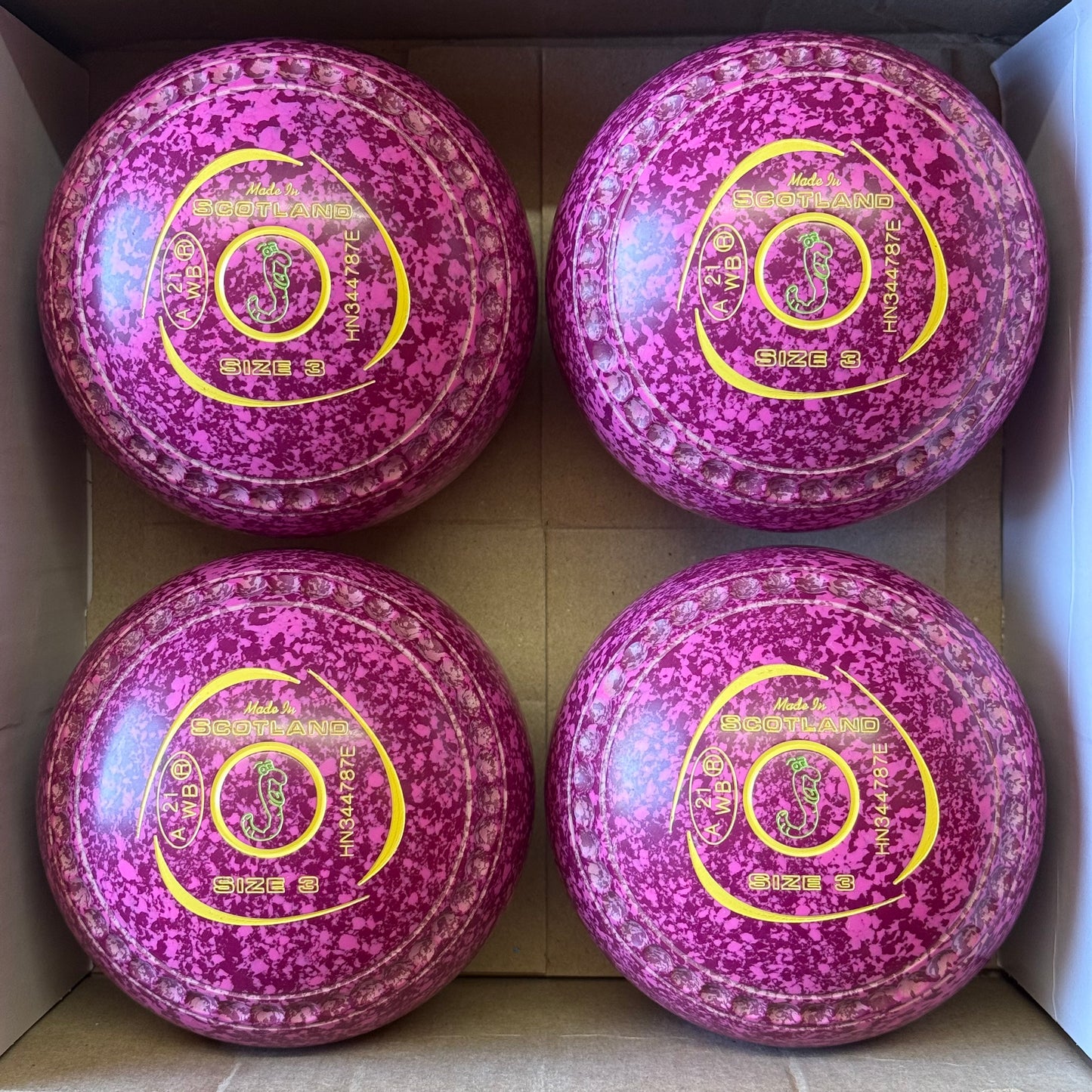 UB2807 Taylor Blaze - Raspberry Ripple - Size 3 Heavy - WB21 Stamp