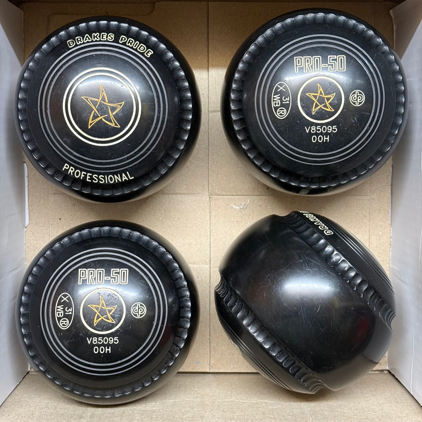 UB2812 Drakes Pride PRO-50 - Black - Size 00 Heavy - WB31 Stamp