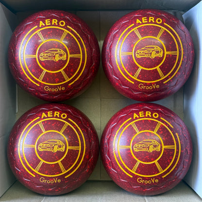 UB2813 Aero Groove - Maroon/Red - Size 4 Heavy (Z-Scoop Grip) - WB25 Stamp