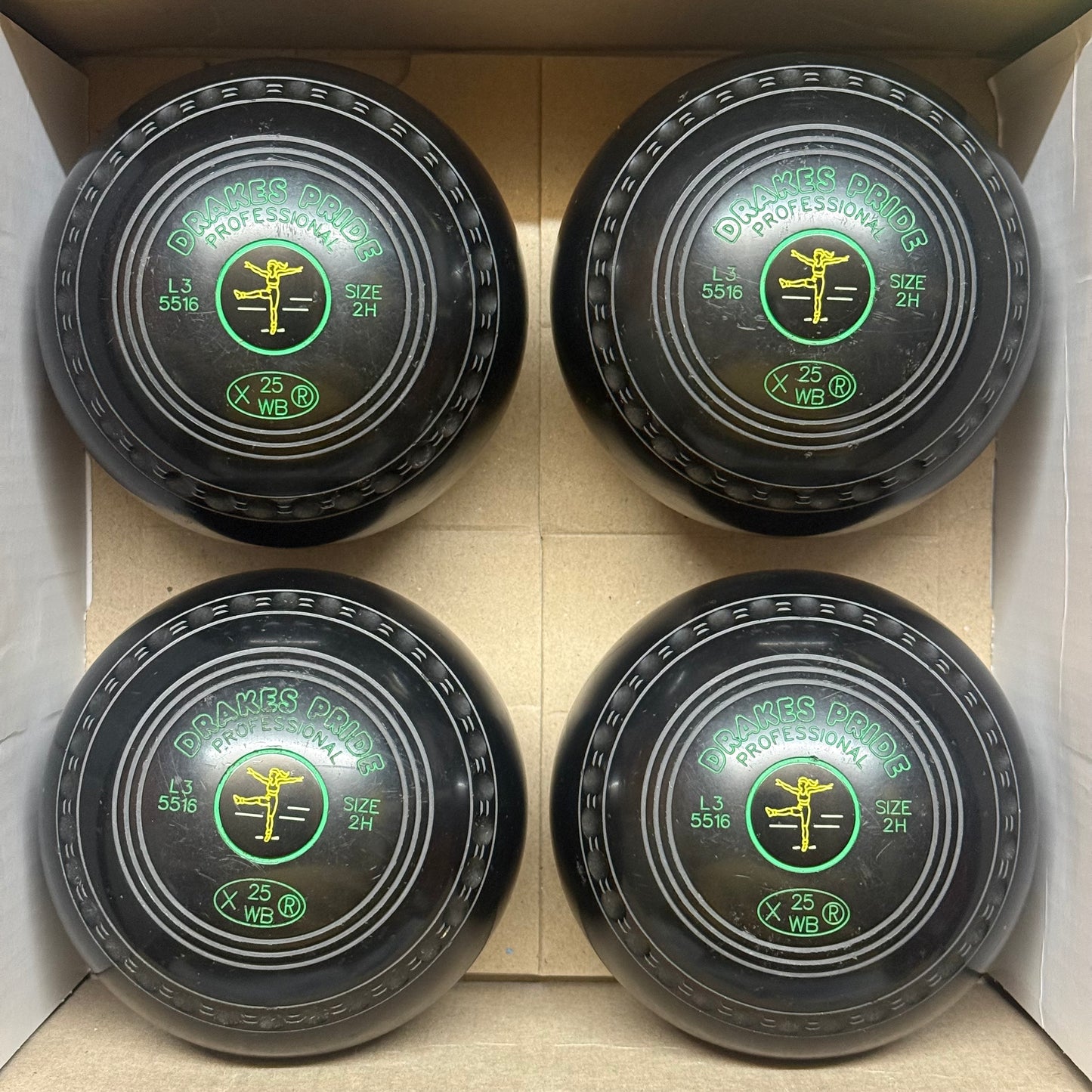 UB2835 Drakes Pride Professional - Black - Size 2 Heavy - WB25 Stamp