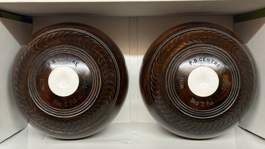 UB2839 Lignum Crown Green Bowls - 2lb 2oz - made by Pershore Bowls Centre