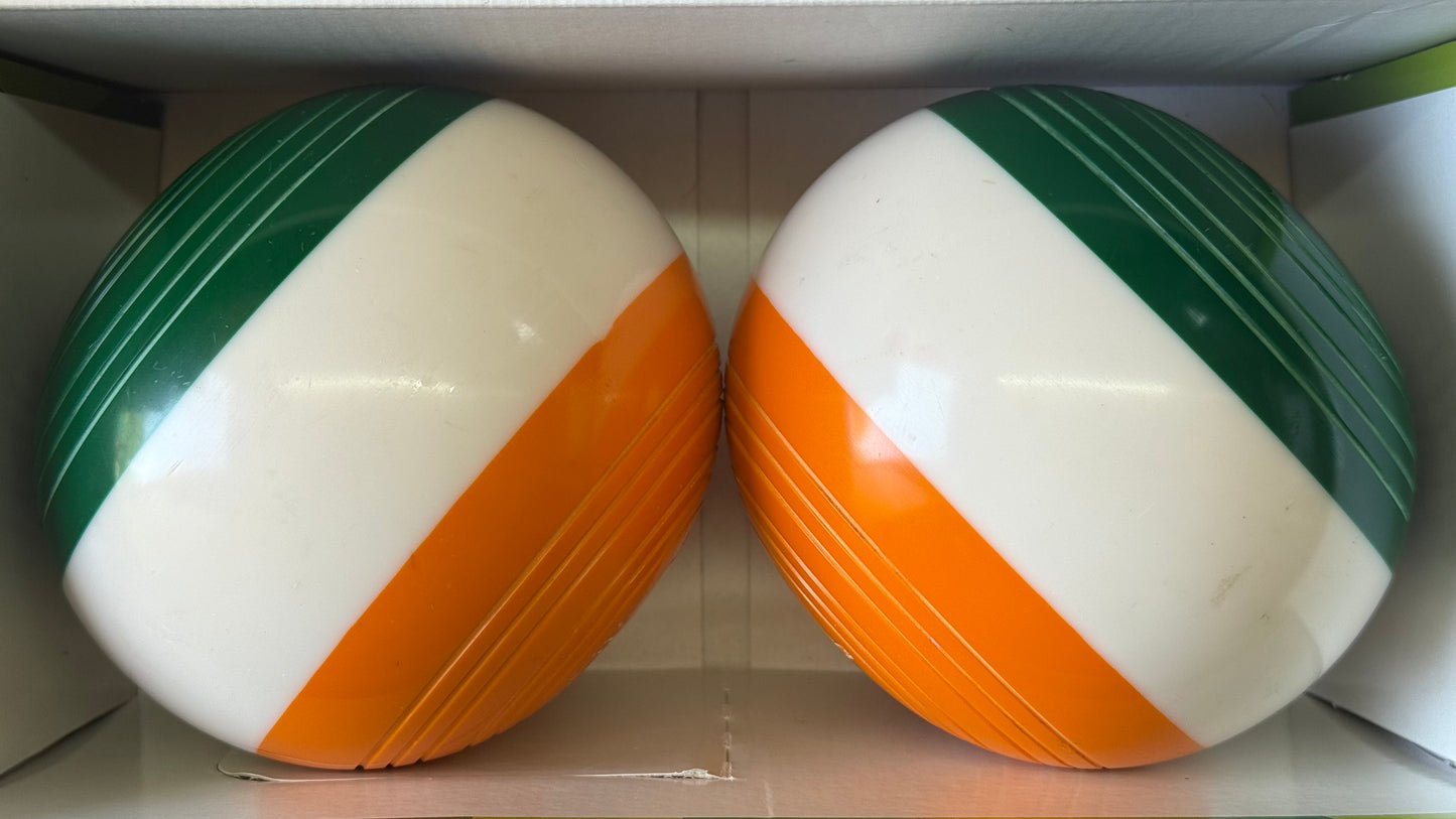 UB2867 Stevens Tuned Short Mat (PAIR) - Green/White/Orange - Size 1