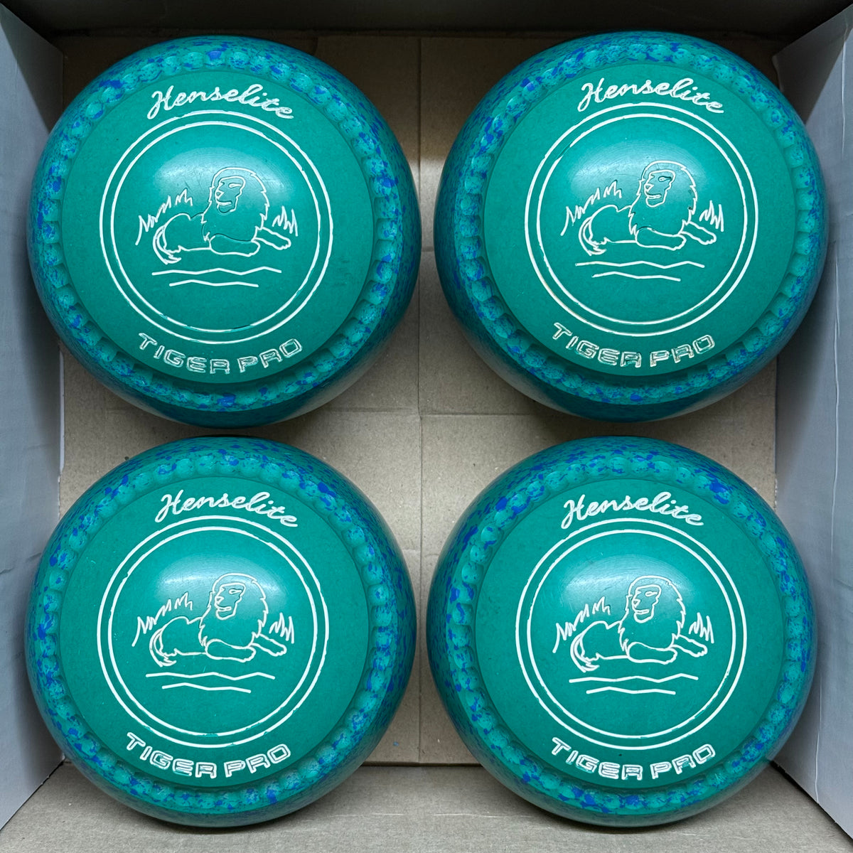 UB2909 Henselite Tiger Pro - Ocean Green - Size 3 Heavy (Mega Grip) - WB31 Stamp